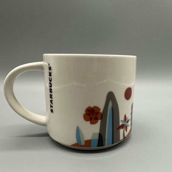 Starbucks Hawaii You Are Here Collection Coffee Cup 14oz Mug 2016 - Picture 4 of 7